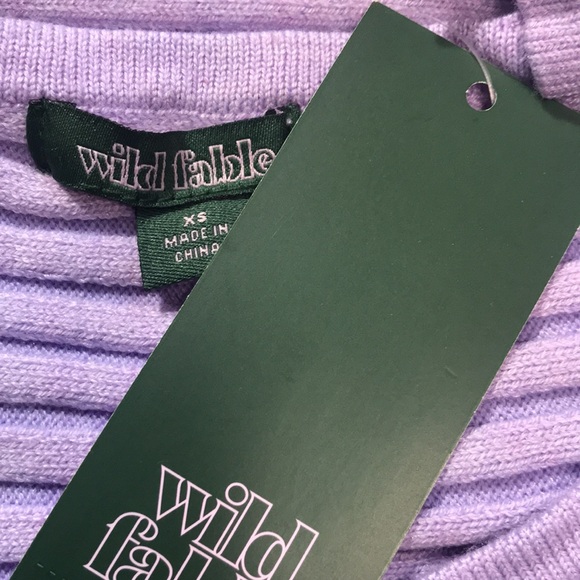 🆕Wild Fable Lavender Ribbed Crop Top Various Sizes | NWT - Picture 6 of 7
